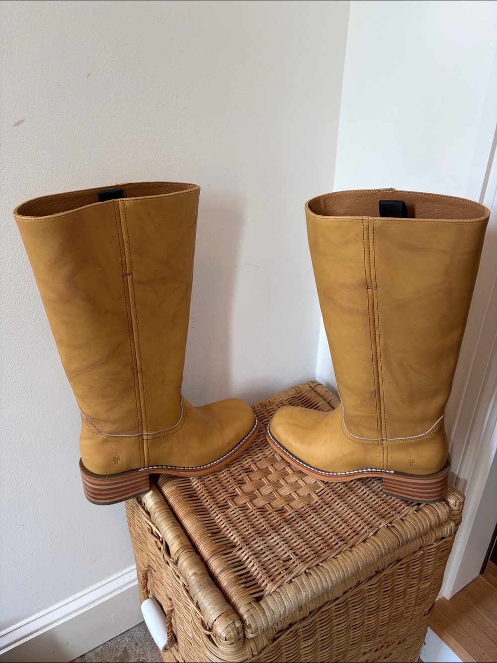 Free People x Frye Campus 14L Boots Size 8 Wide Calf NIB - Picture 9 of 16